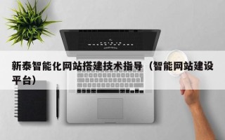 肇庆新泰智能化网站搭建技术指导（智能网站建设平台）